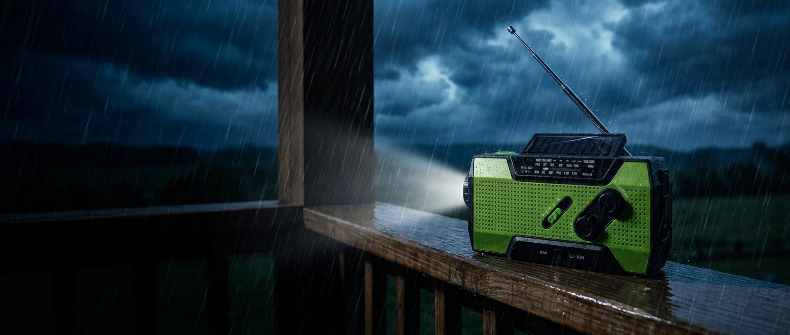 PowerCrank in a storm