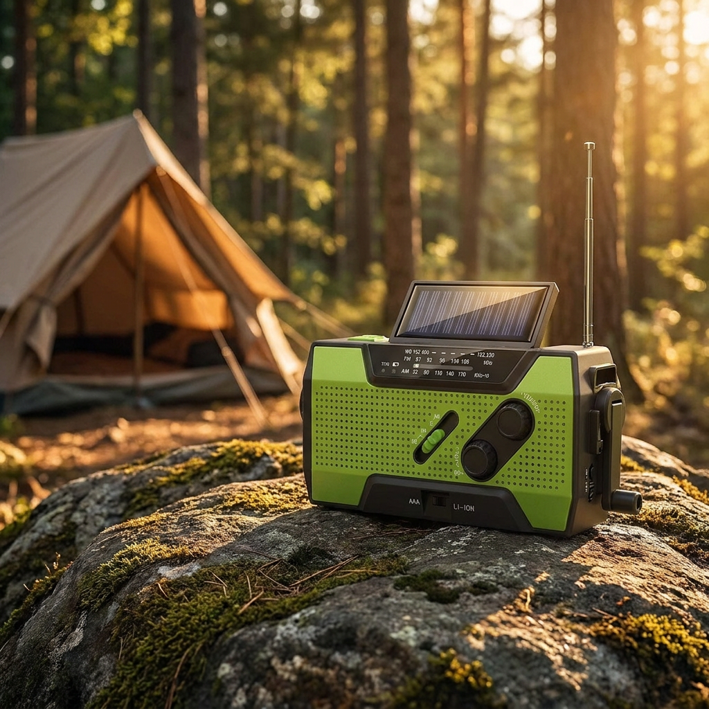 Solar and Hand Crank Charging
