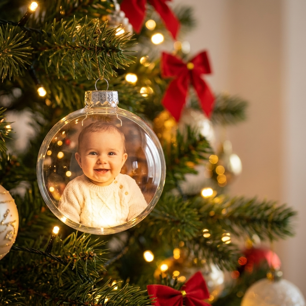 MemoryBauble™ - Video Player Christmas Ornament