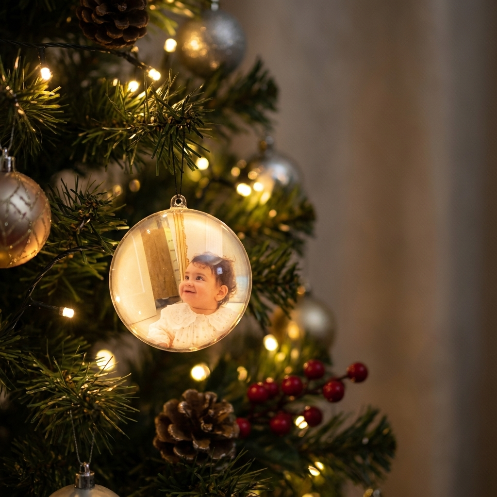 MemoryBauble™ - Video Player Christmas Ornament