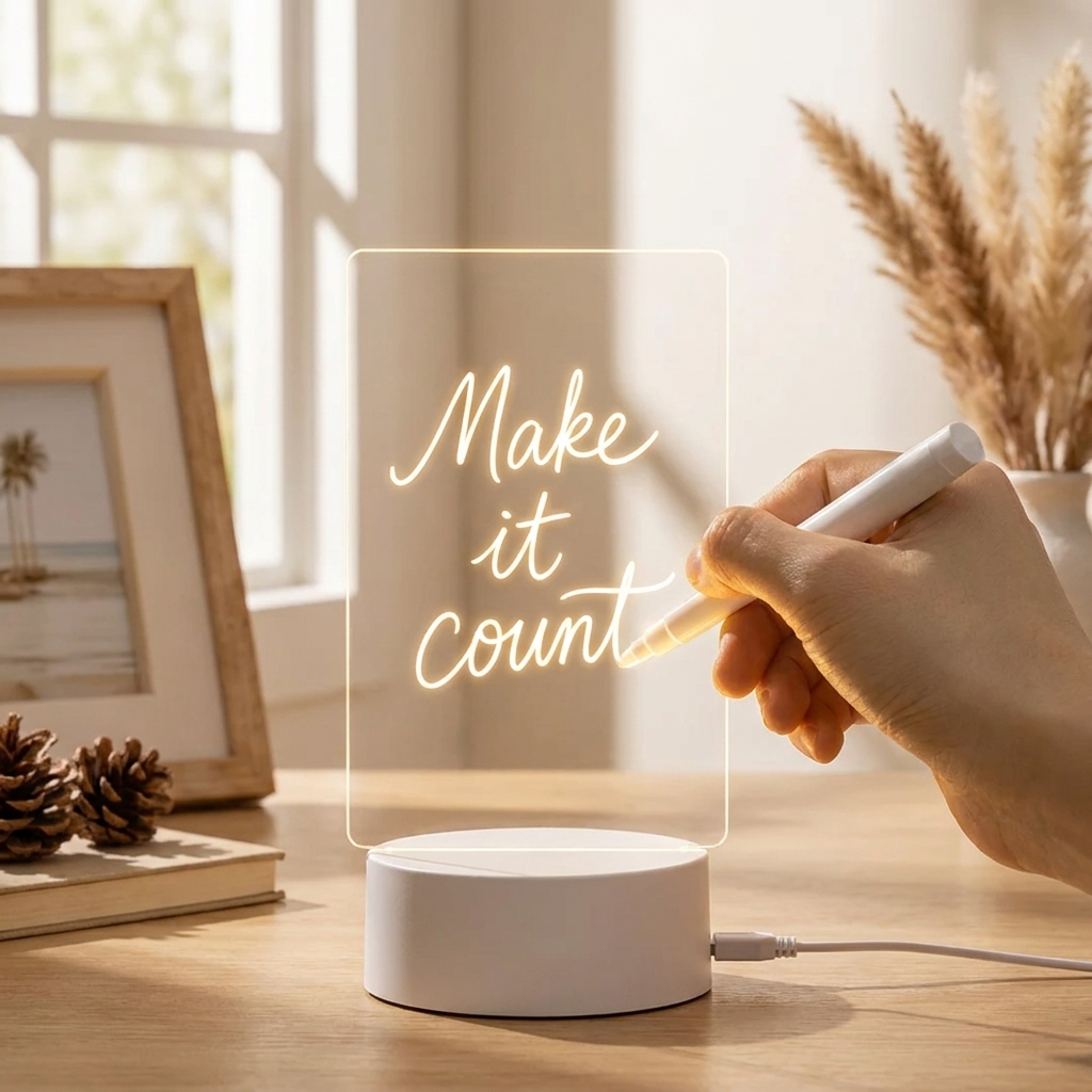 GlowNote™ -  LED Scribble Night Light