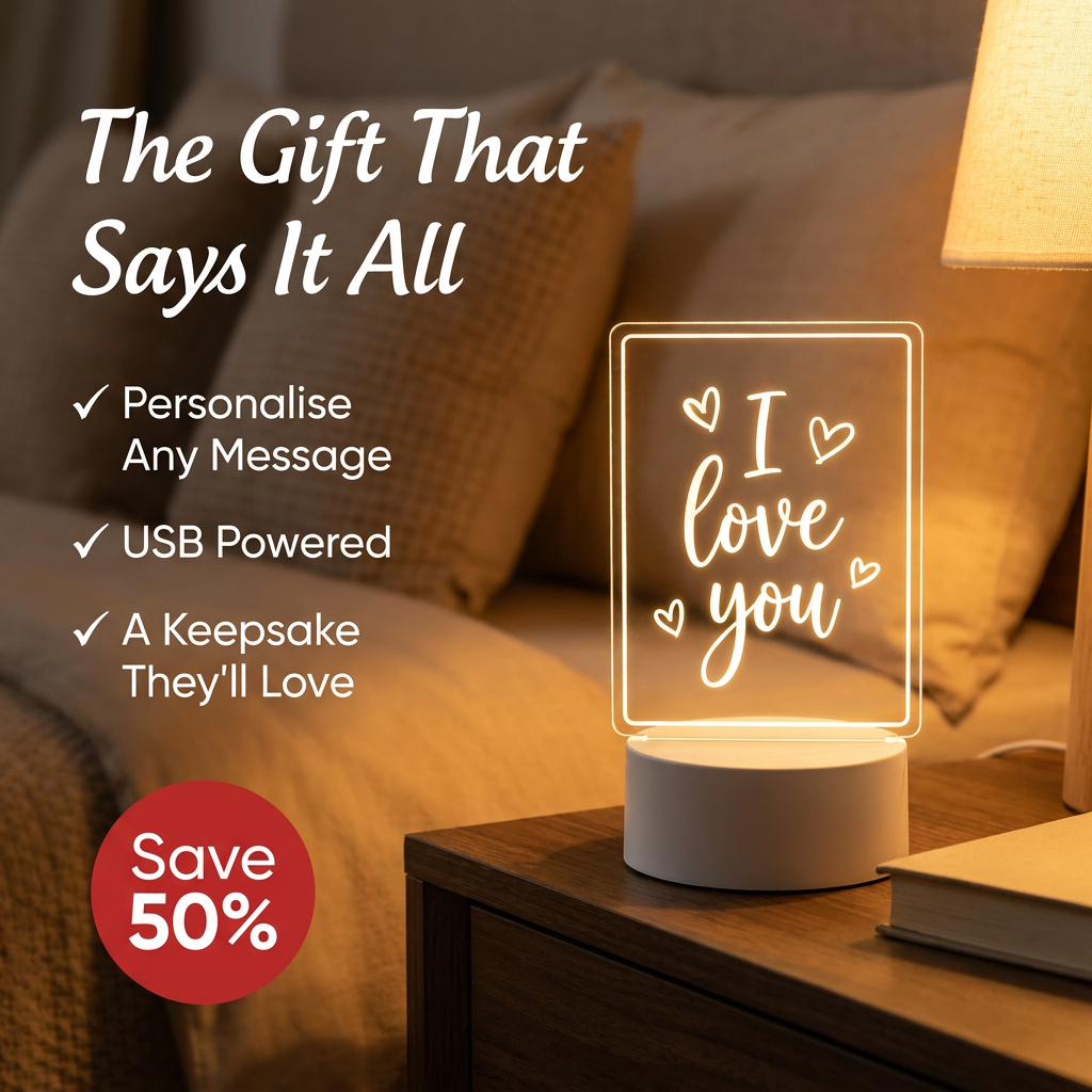 GlowNote™ -  LED Scribble Night Light